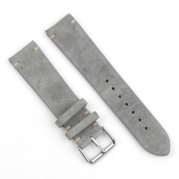 BStrap Suede Leather remienok na Xiaomi Amazfit GTR Mini, gray