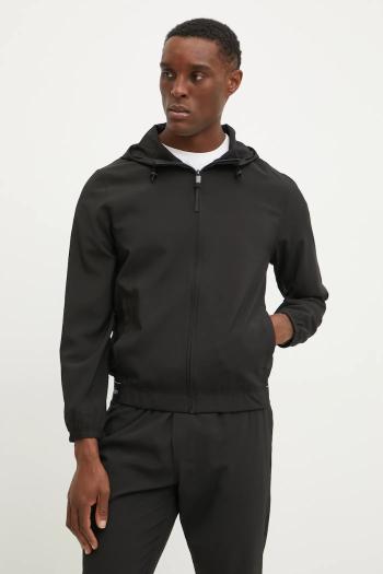 Tréningová bunda Calvin Klein Performance čierna farba, prechodná, LVGMS5O525
