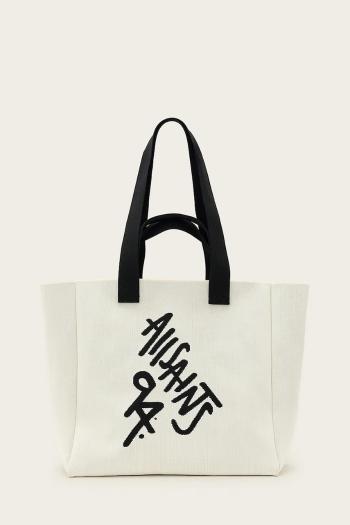 Kabelka AllSaints IZZY biela farba, W399XC