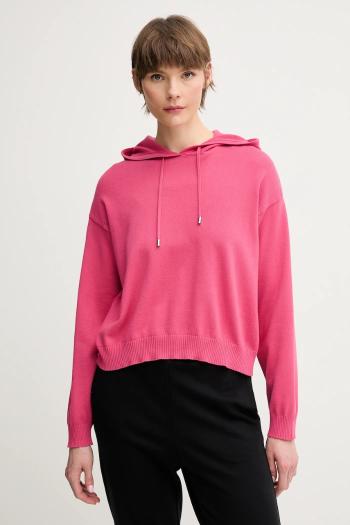 Bavlnený sveter United Colors of Benetton ružová farba, ľahké, 1294D203T