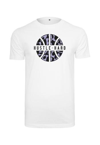 Mr. Tee Hustle Hard Tee white - XS