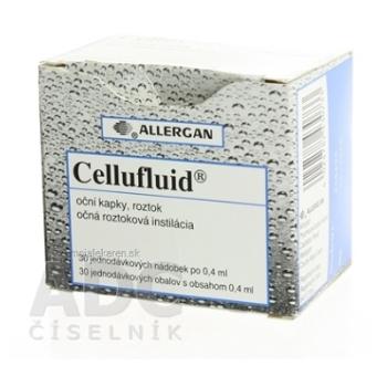 CELLUFLUID 5 mg/ml očná roztoková instilácia 30x0,4 ml