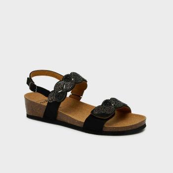 Scholl Papuci Abu Dhabi Sandal negru, mărimea 39, 39 EU