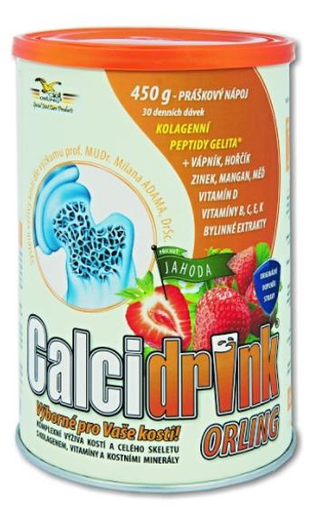 CALCIDRINK Nápoj jahoda 450 g