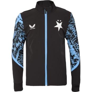 CASTORE SLAVIA PRAGUE PRE MATCH JACKET JR Gyerek pre-match dzseki, fekete, méret