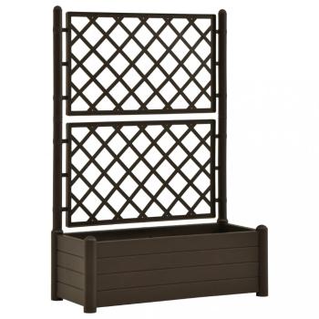 Záhradný kvetináč s treláží 100x43x142 cm PP Dekorhome