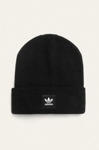 adidas Originals - Čiapka Adicolor Cuff Beanie čierna farba, ED8712