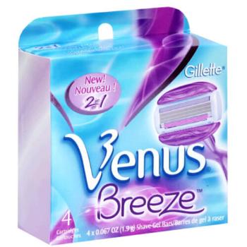 Gillette Náhradné hlavice Venus Breeze 4 ks
