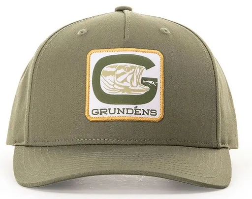 Grundéns šiltovka g bass trucker army olive