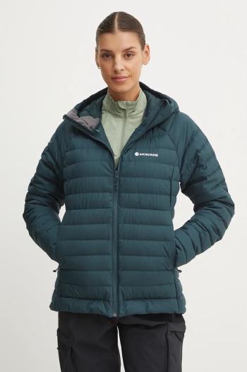 Páperová športová bunda Montane Resolve tyrkysová farba, gore-tex, FRESH16