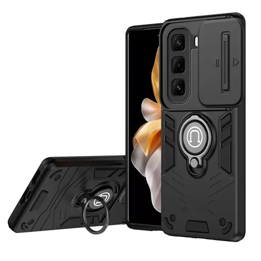 CAMPROTECT Kryt s držiakom pre Infinix Hot 50 Pro+ čierny