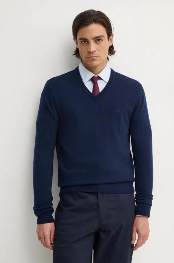 Vlnený sveter Michael Kors pánsky, šedá farba, tenký, CF460F87AP