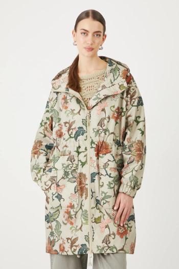 Bunda parka Medicine dámska, béžová farba, prechodný, oversize