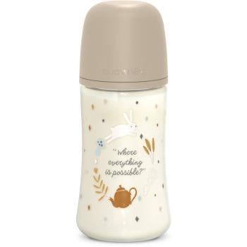 Suavinex Wonderland SX Pro Physiological Anti-Colic dojčenská fľaša M Medium Flow 3 m+ Cream 270 ml