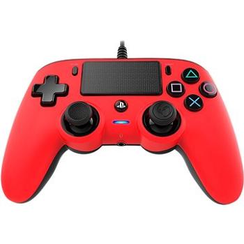 Nacon Wired Compact Controller PS4 – červený (3499550360714)