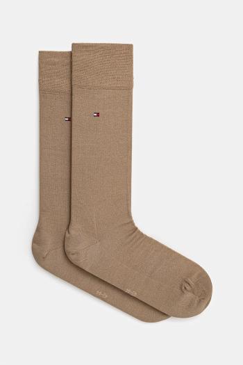 Ponožky Tommy Hilfiger pánske, béžová farba, 701229683
