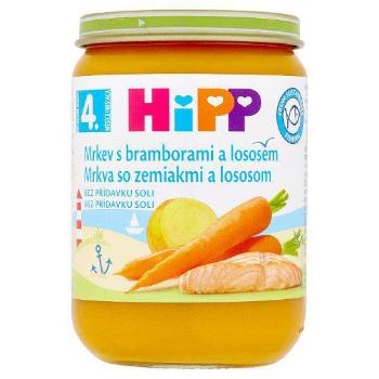 HiPP Príkrm zeleninovo-mäsový Mrkva so zemiakmi a lososom 190g