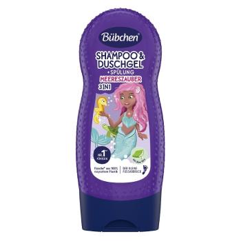 BÜBCHEN Kids šampón, sprchový gél, kondicionér 3v1 Malá morská víla 230 ml