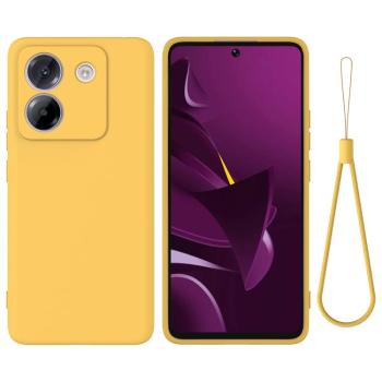 RUBBER Ochranný obal pre Xiaomi Poco M7 Pro 5G žltý