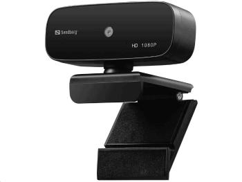 SANDBERG USB WEBCAM AUTOFOCUS 1080P HD, CIERNA