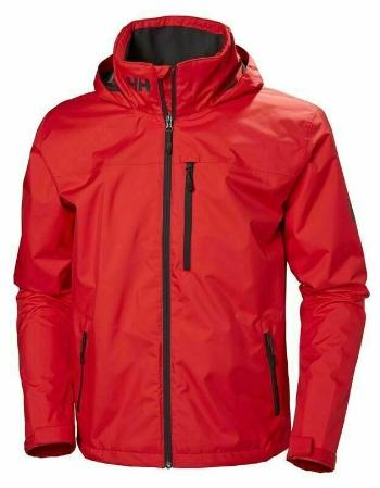 Helly Hansen Bunda Men's Crew Hooded Sailing Jacket Red S