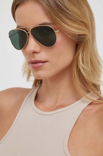 Sluneční brýle Ray-Ban AVIATOR REVERSE zlatá barva, 0RBR0101S