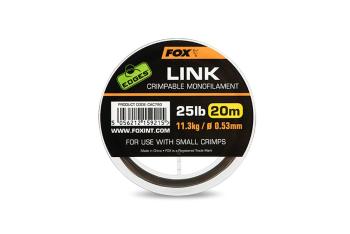 Fox Vlasec Link Trans Khaki Mono 20m,Fox Vlasec Link Trans Khaki Mono 20m