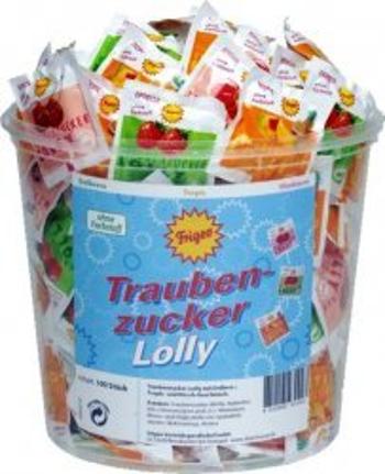 TRAUBENZUCKER Lolly lízanky z hroznového cukru 100 ks