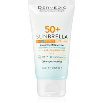 Dermedic Sunbrella ochranný krém pre mastnú a zmiešanú pleť SPF 50+ 50 g