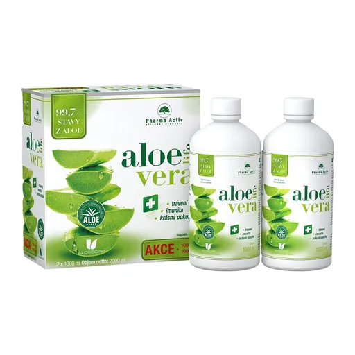 PHARMA ACTIV Aloe Live 1000 ml 1+1 ZADARMO
