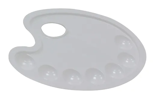 DALER-ROWNEY - Plastová oválna paleta 22x30 cm