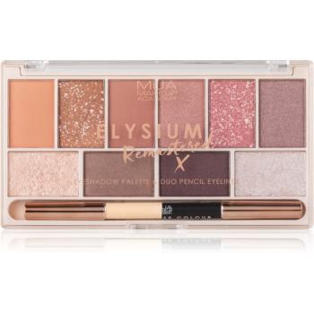 MUA Makeup Academy Elysium Remastered paleta očných tieňov 10 farieb duo 17 g