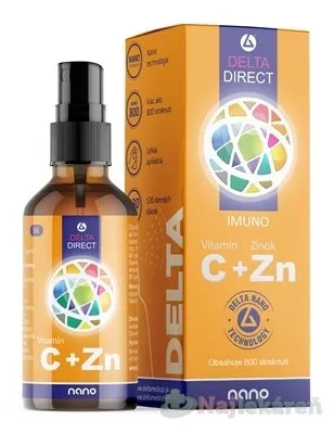 DELTA DIRECT Vitamín C + Zn