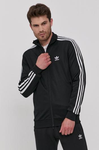 Mikina adidas Originals H09112-BLACK, pánska, čierna farba, s nášivkou