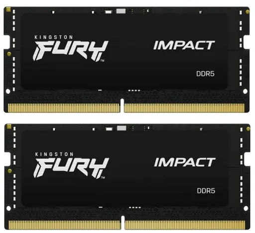 KINGSTON SODIMM DDR5 64GB (Kit of 2) 5600MT/s CL40 FURY Impact PnP
