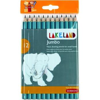 DERWENT Lakeland Jumbo Graphite HB, šesťhranná – balenie 12 ks (700267)
