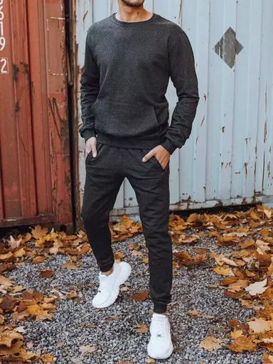 Tepláková tmavo-sivá pánska súprava skl.8