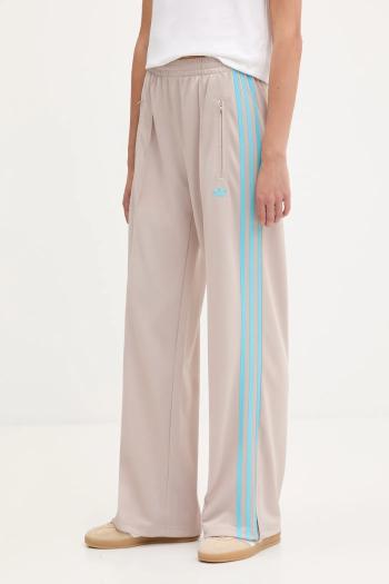 Tepláky adidas Originals Firebird béžová farba, s nášivkou, JY2691