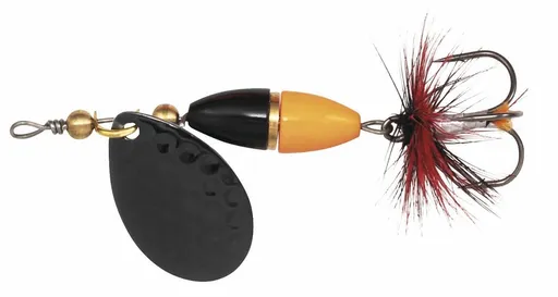 Kinetic rotačka fizz black/orange/gold ribbon - veľkosť háčika 6 hmotnosť 7 g