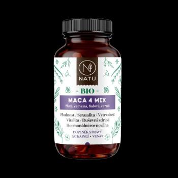 NATU BIO Maca 4 Mix 120 kapsúl