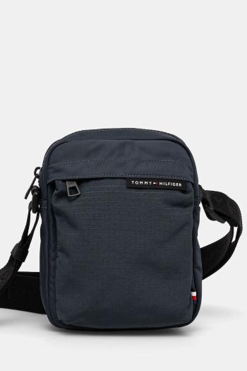 Malá taška Tommy Hilfiger šedá farba, AM0AM13297
