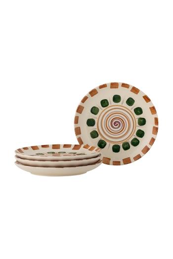 Sada dezertných tanierov Bloomingville Shama 20,5 x 2,5 cm 4-pak viac farieb