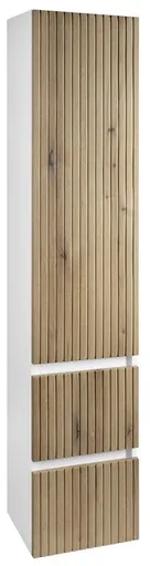AQUALINE - PANEDA STRIP skrinka vysoká 35x165x31cm, dub emporio, ľavá/pravá PN265