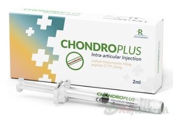 CHONDROPLUS intraartikulárna injekcia, s 2 % HA a 1 % syntetického peptidu 2 ml