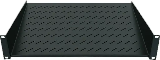 Intellinet polica do racku 19", Fixed Shelf, 1U, 150mm depth, Front mounting, max load 25kg, Black