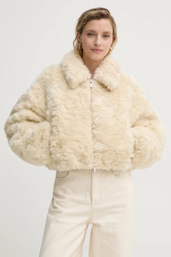 Páperová bunda A.L.C. Esme dámska, béžová farba, zimná, oversize, 1JAKT00878