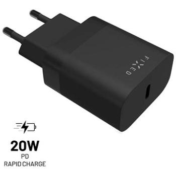 FIXED s USB-C výstupom a podporou PD 20 W čierna (FIXC20N-C-BK)