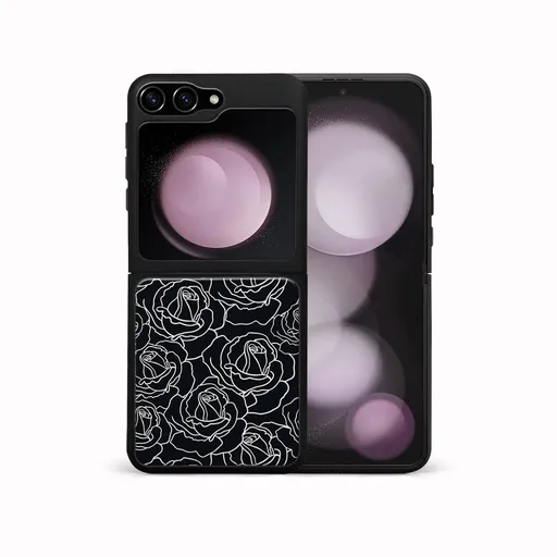 MY ART Ochranný kryt pre Samsung Galaxy Z Flip7 FE 5G / Flip6 5G ROSES (172)