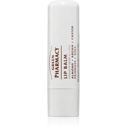 Green Pharmacy Mix of oils Lip Balm intenzívny hydratačný balzam na pery SPF 10 bez silikónov, parabénov a farbív 3.6 g