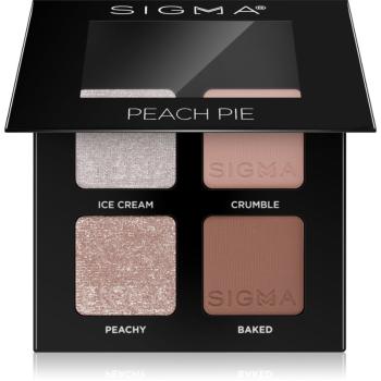 Sigma Beauty Quad paletka očných tieňov odtieň Peach Pie 4 g